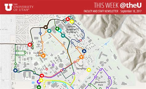 University Of Utah Campus Map Printable