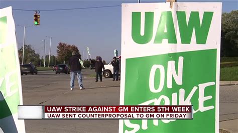 Uaw Strike Against General Motors Enters Fifth Week