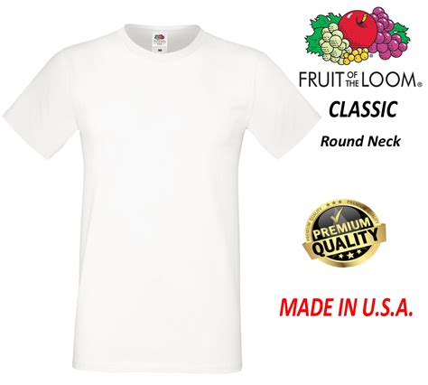 Original Fruit Of The Loom White Tshirt Classic Lazada Ph