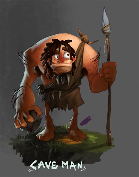 Caveman Game Character Design Character Design Animation Character