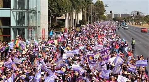 Marcha Das Margaridas Reúne Mais De 100 Mil Mulheres Em Brasília Agência Pulsar Brasil