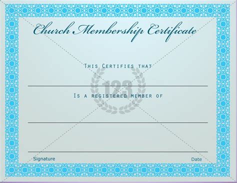 Membership certificate templates are professional certificates which are of great importance as it is a spark to any conversation and deepens your discussion when you are going to apply for a job. Prestigious Church Membership Certificate Template Free ...