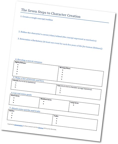 Create A Character Worksheet Kid Worksheet Printable