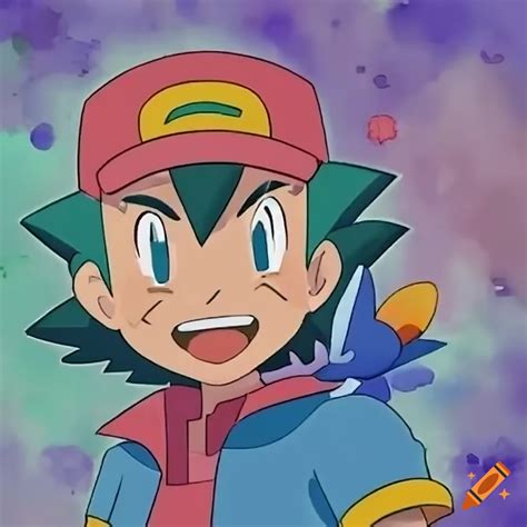 Image Of Ash Ketchum And Serena From Pokemon