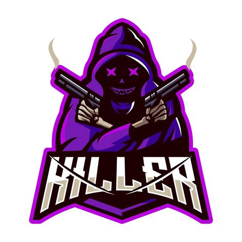 Killer Esport Logo Isolated On Transparent Background 12715727 Vector