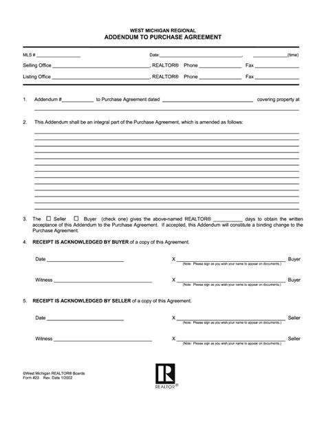 Blank Addendum Form Pdf Fill Out And Sign Printable Pdf Template