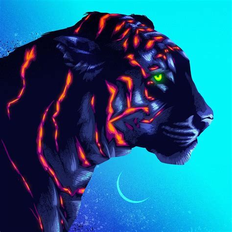 Neon Animal Wallpapers Top Free Neon Animal Backgrounds Wallpaperaccess