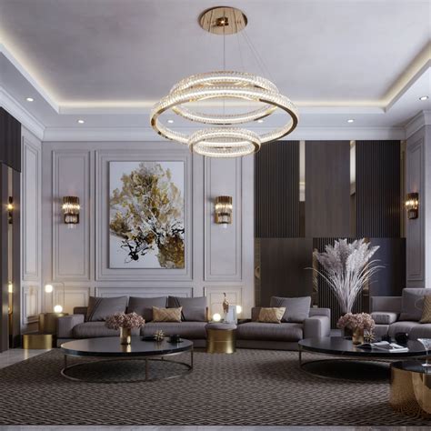Neoclassic Villa Interior Design On Behance Neoclassical Interior