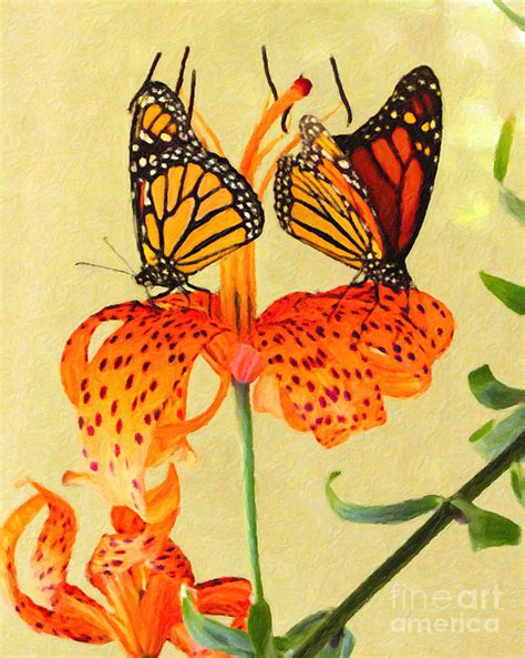 Monarch Butterflies Painting By Safran Fine Art