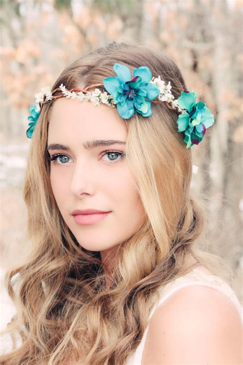Check spelling or type a new query. Delphinium hair crown woodland flower bridal hair flower