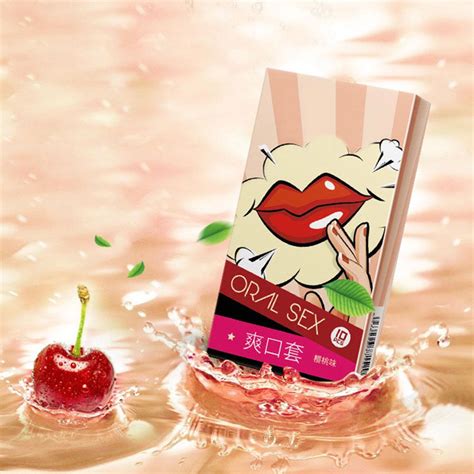 buy 10pcs no seminal vesicle condoms cherry scent refreshing oil free condoms female oral sex