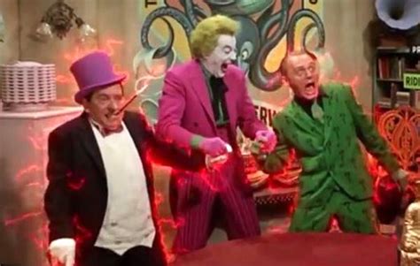 Batman The Movie 1966 Joker Shocks Penguin Riddler Frank Gorshin Burgess Meredith Cesar Romero
