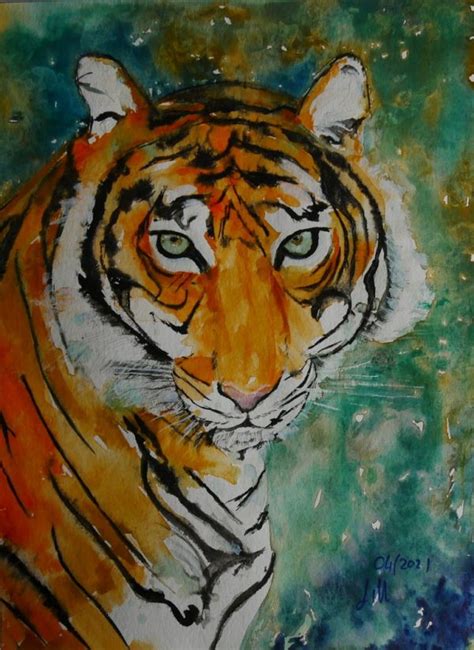 Tigre Lill Williams Artiste Peintre