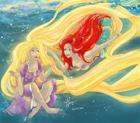 20 Best Princess Ariel And Rapunzel Images On Pinterest Tangled Disney Princess And Disney