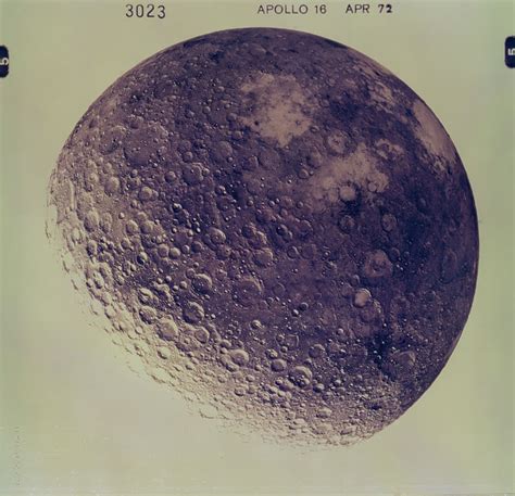 The Apollo 16 In Flight Photo Of The Far Side Of The Moon Feelguide