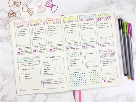 10 Weekly Bullet Journal Layout Ideas Thatll Keep You Organized