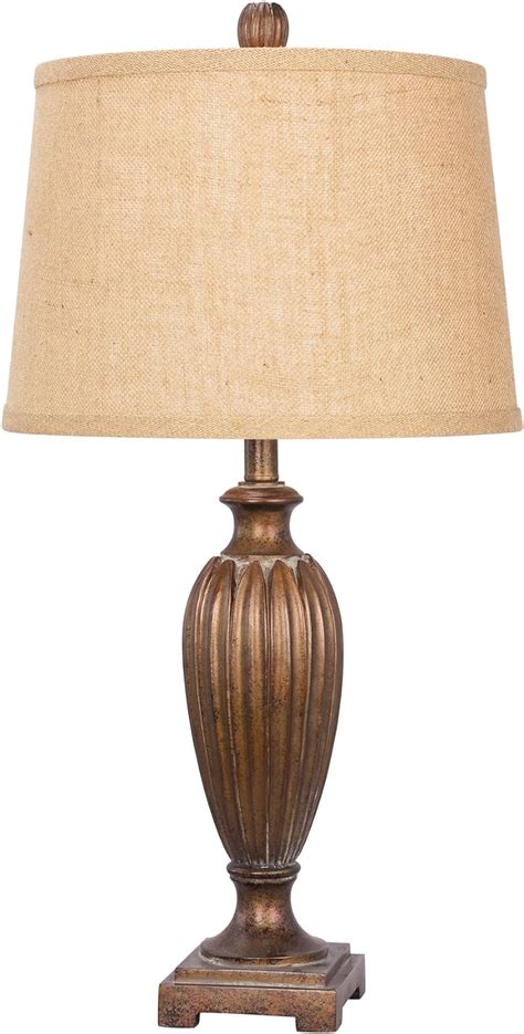 Fangio Lighting 6211 Resin Table Lamp 15 X 15 X 31 Brown