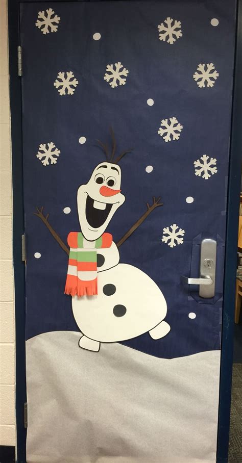 Olaf Christmas Door Decorations Yılbaşı Dekoru Noel Sınıf Kapısı