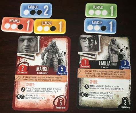 Online Sales Cheap Of Experts This War Of Mine 4x Character Boards The