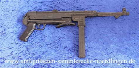 Deutschen Maschinenpistole Mp40 Mit Magazin Der Deutschen Wehrmacht Und