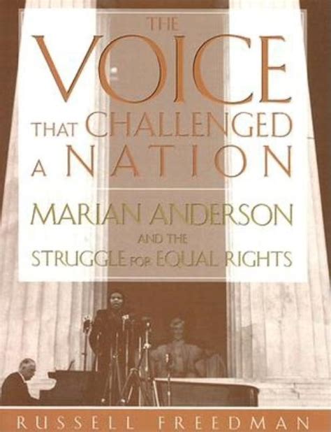 Teachingbooks The Voice That Challenged A Nation Marian Anderson And