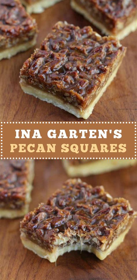 Follow these steps to turn a fresh pumpkin into a delicious. Ina Garten's Pecan Squares | Inquiring Chef | Recipe ...