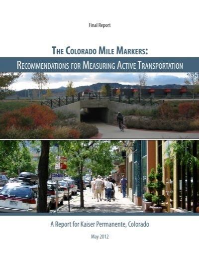 The Colorado Mile Markers Smart Growth America