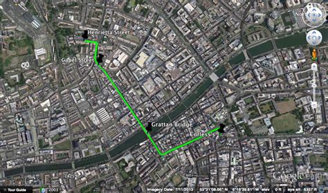 “a Little Cloud” Route Mapping Dubliners Project