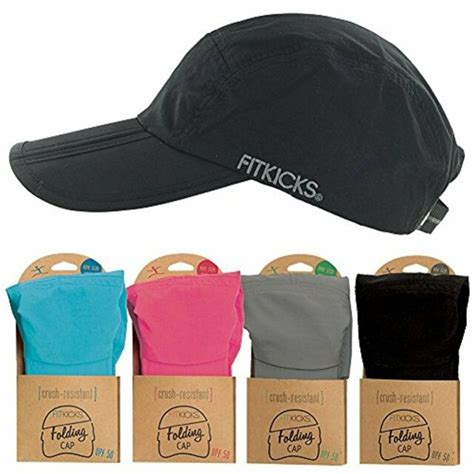 Fitkicks Folding Cap Wupf 50 Sun Protection Quick Dry Breathable