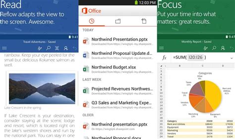 Microsoft Releases Word And Excel “february 2017” Update For Android