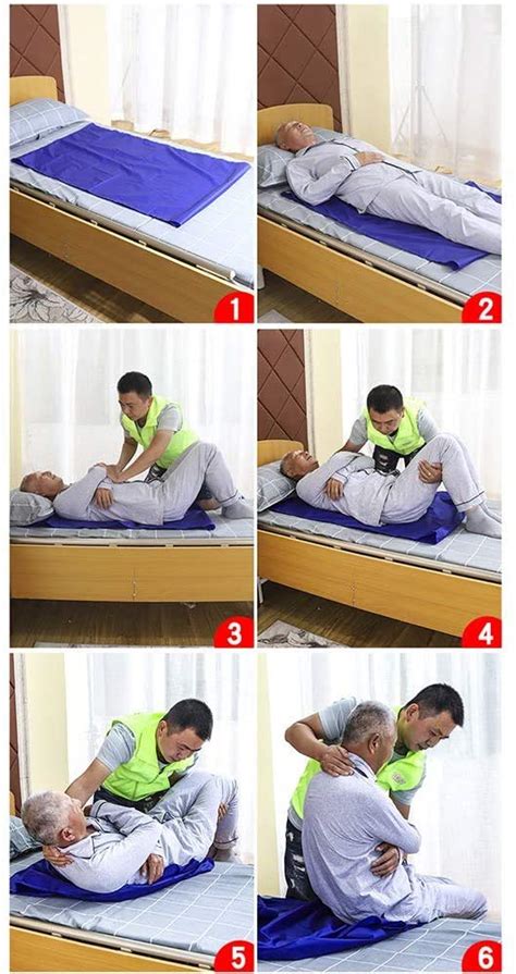 Hnyg Reusable Flat Slide Sheet For Patient Transfer Turning And