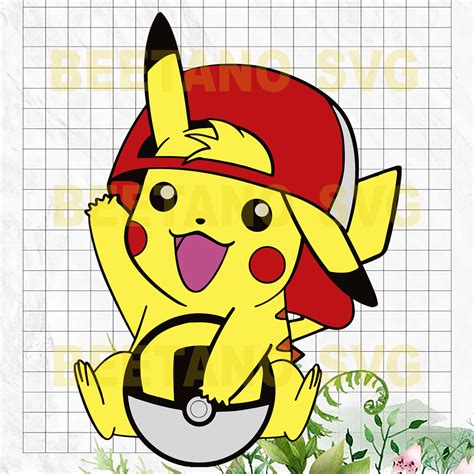 Pikachu Svg Pokemon Svg Files Pikachu Cutting Files For Cricut Svg