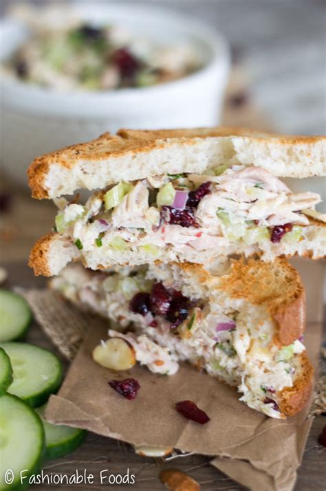 Leftover Turkey Cranberry And Almond Salad
