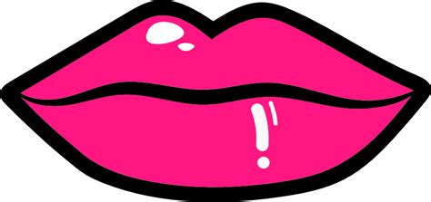 Hot Lips With Lip Liner Free Svg File Clipart Image Svg Heart