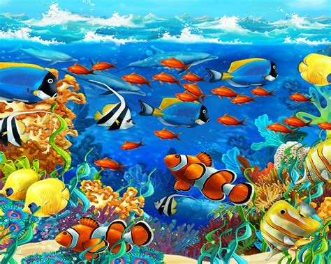 Tropical Fish Wallpaper Wallpapersafari