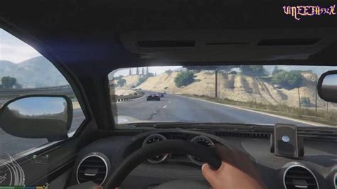 Gta 5 Realistic Driving Mod In First Person Fps Youtube
