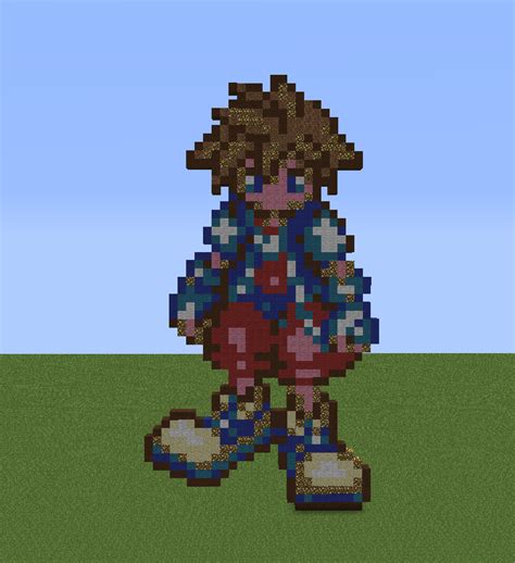 Minecraft Pixel Art Helper Sora