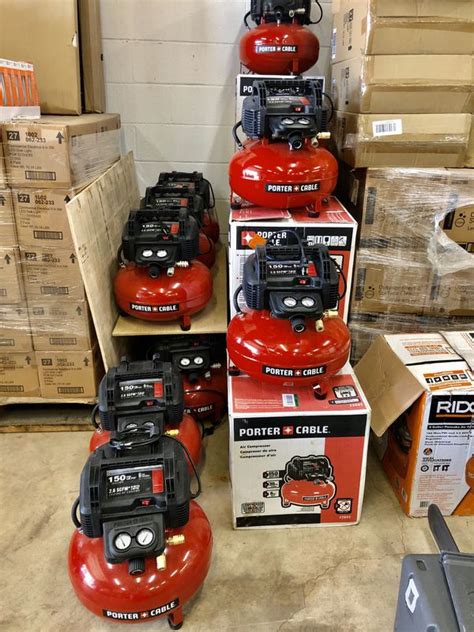 Porter Cable 6 Gal 150 Psi Portable Electric Pancake Air Compressor