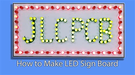 How To Make Led Sign Board Glow Sign Board Led Display Board Youtube