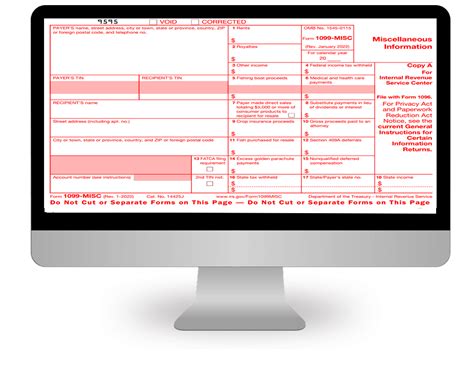 Create Free Printable 2018 1099 Misc Form Online E File Just 149
