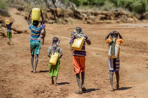살 케냐 소녀 체루 물 구할 수 없으면 악어가 있는 댐으로 가야 해요