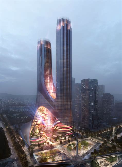 Zaha Hadid建筑用supertall Tower C摩天大楼为深圳 Manbetx登录 万博app官方下载30 万博体育手机版
