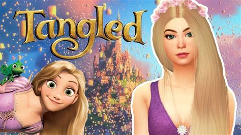 Rapunzel 🌞 Modern Day Princesses The Sims 4 Cas Youtube