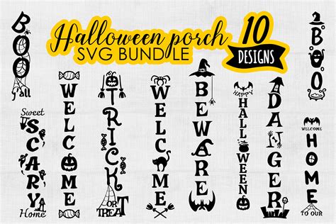 Woodworking And Carpentry Reversible Porch Sign Svg Halloween Sign Svg