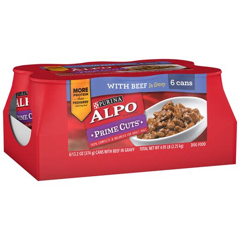 Maybe you would like to learn more about one of these? Purina Alpo Prime Cuts with Beef in Gravy Wet Dog Food ...