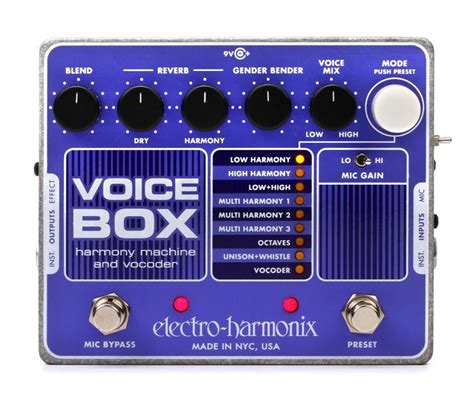 On 5 apr, 2020 with 1 comment. Electro-Harmonix Voice Box | Sweetwater