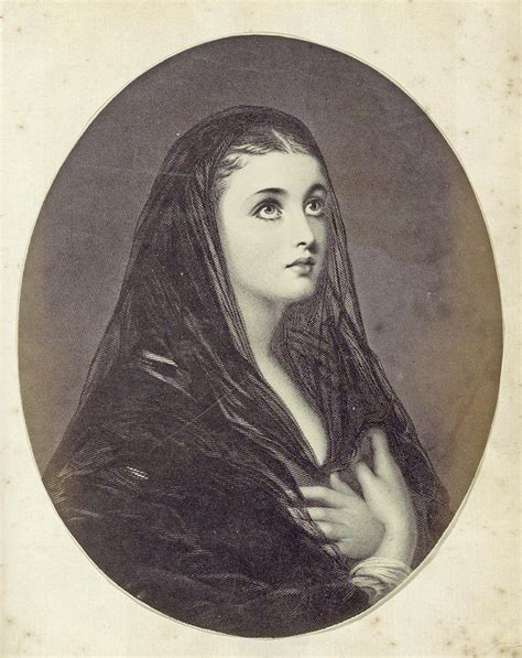 Photo Reproduction Of Presumably A Print Of Mary Magdalene Drawing By