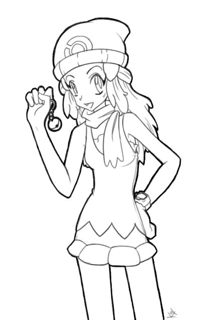 Simple Coloring Pages Pokemon Trainers Coloring Pages