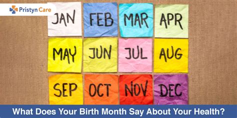 What Does Your Birth Month Say About Your Health