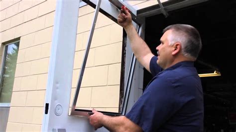The customer can also pick up the goods at the freight forwarders warehouse and then. Service Door Screen Insert Installation - YouTube